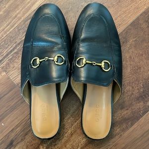 Gucci black mules